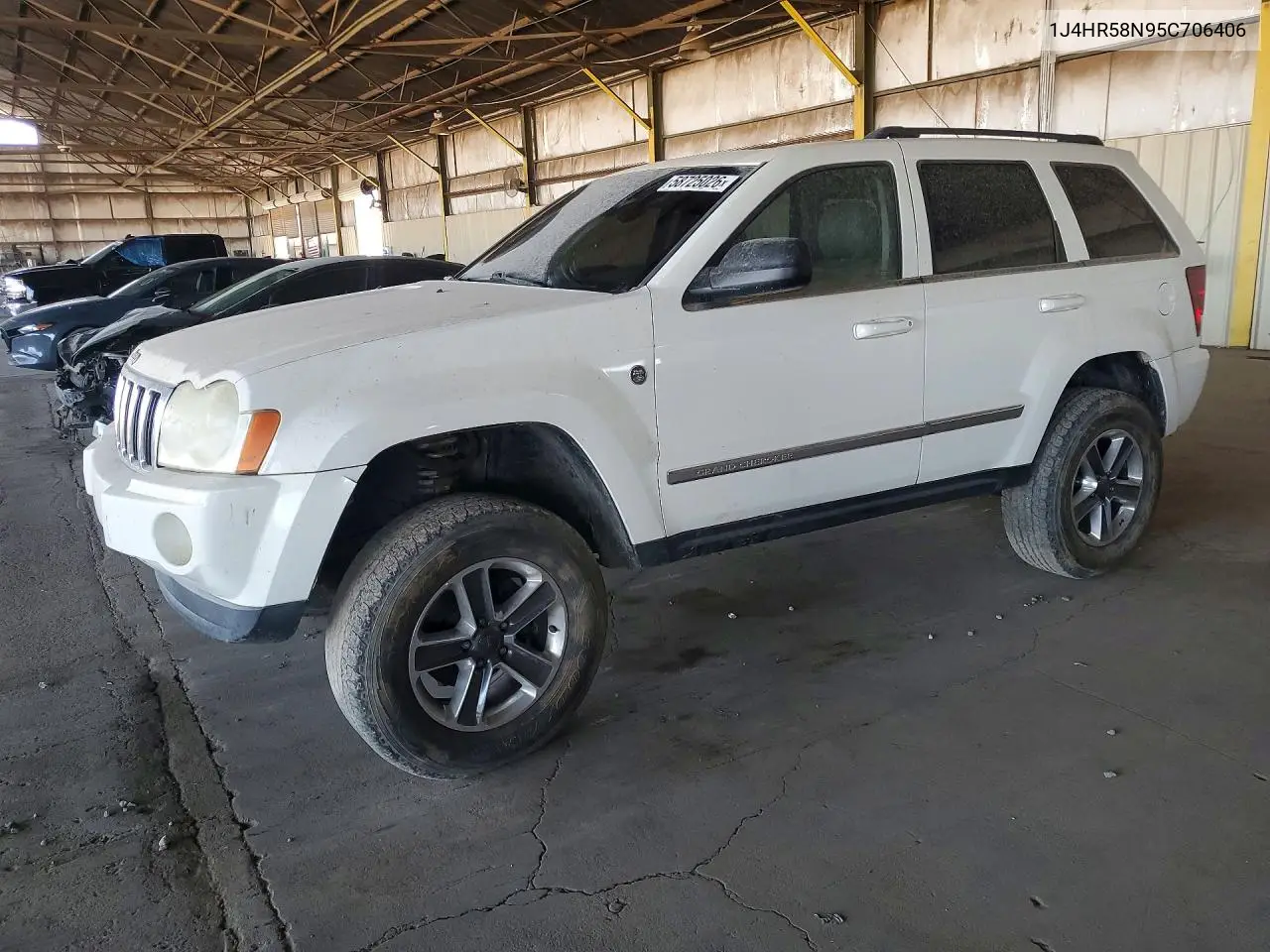 2005 Jeep Grand Cherokee Limited VIN: 1J4HR58N95C706406 Lot: 58725026