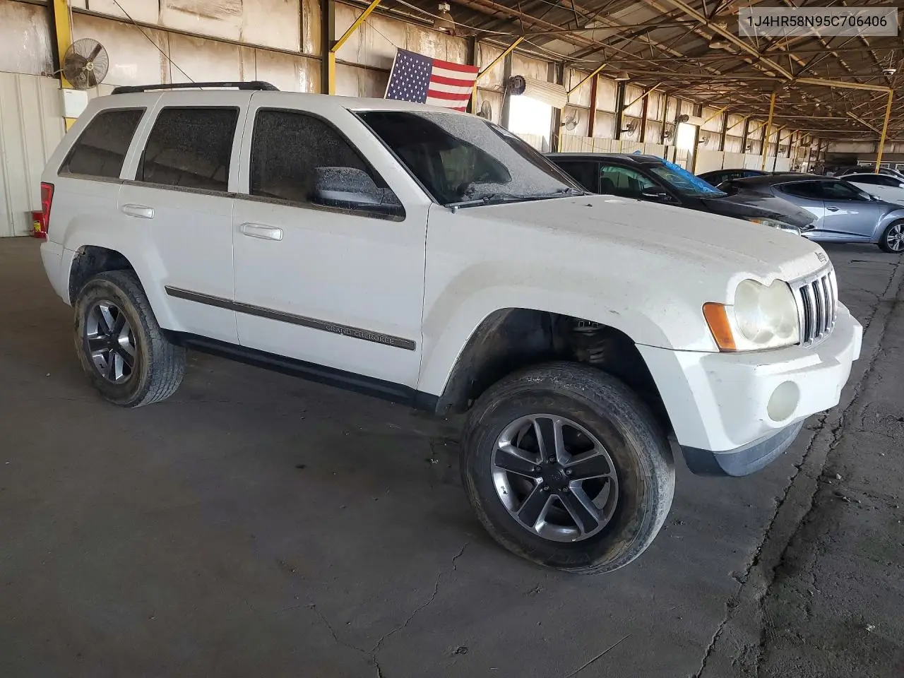 2005 Jeep Grand Cherokee Limited VIN: 1J4HR58N95C706406 Lot: 58725026
