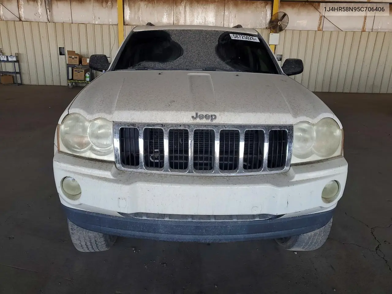 2005 Jeep Grand Cherokee Limited VIN: 1J4HR58N95C706406 Lot: 58725026