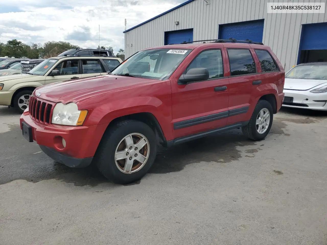 1J4GR48K35C538127 2005 Jeep Grand Cherokee Laredo