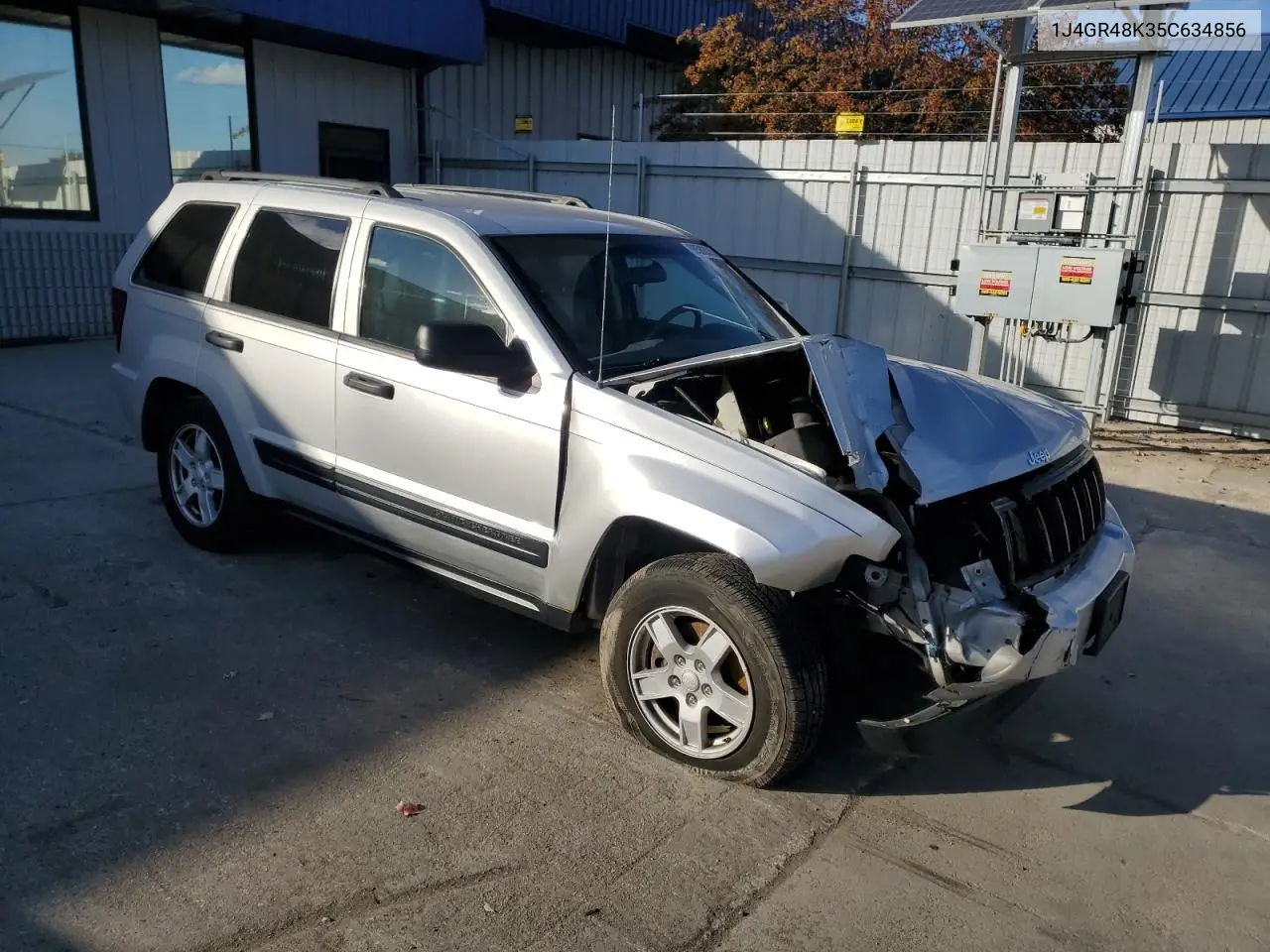 1J4GR48K35C634856 2005 Jeep Grand Cherokee Laredo