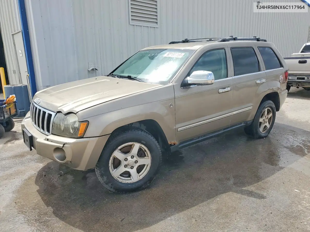 2006 Jeep Grand Cherokee Limited VIN: 1J4HR58NX6C117964 Lot: 60199056