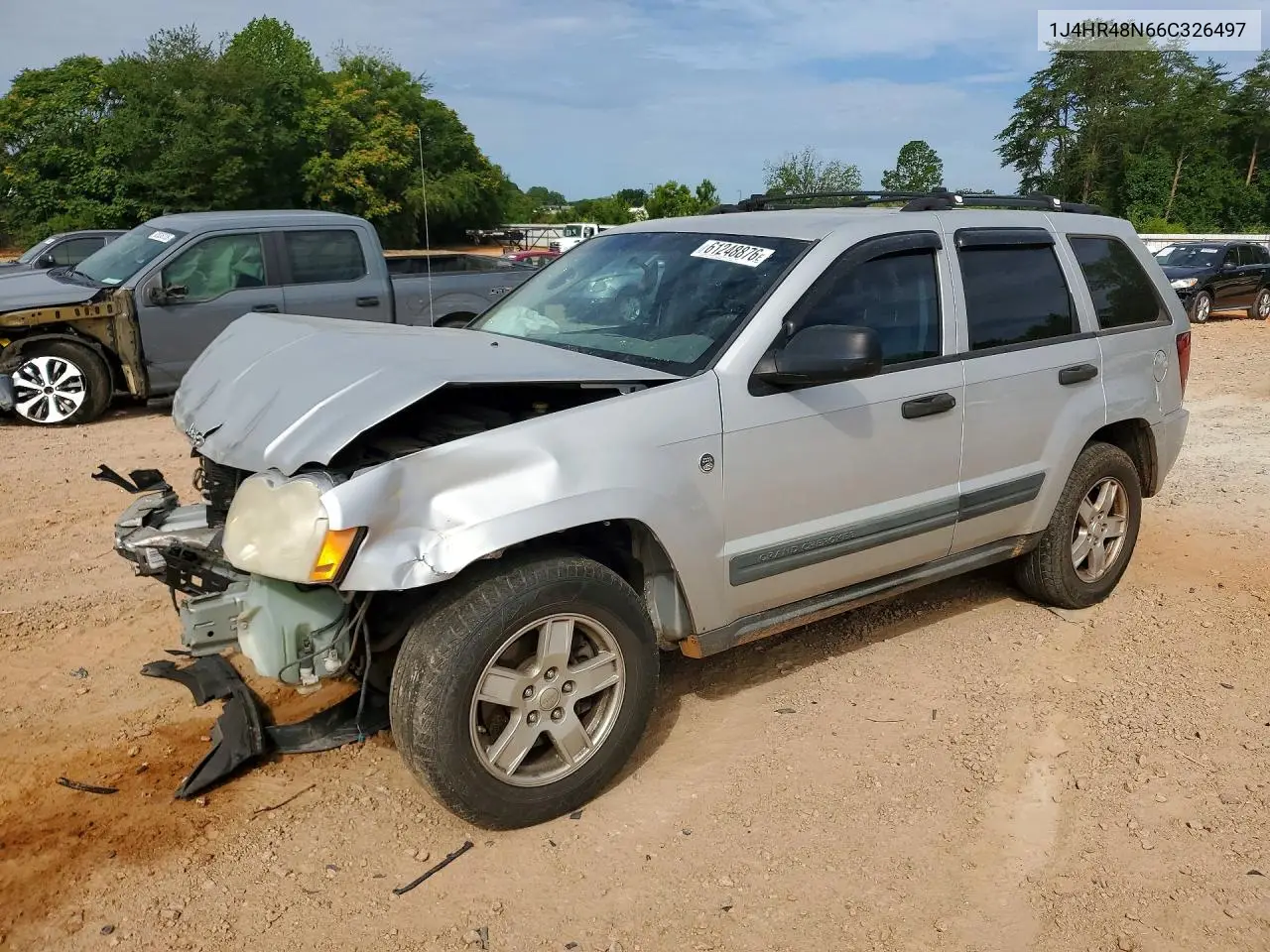 2006 Jeep Grand Cherokee Laredo VIN: 1J4HR48N66C326497 Lot: 61248876