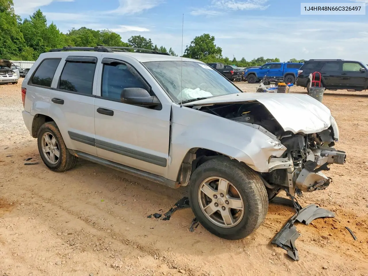 2006 Jeep Grand Cherokee Laredo VIN: 1J4HR48N66C326497 Lot: 61248876
