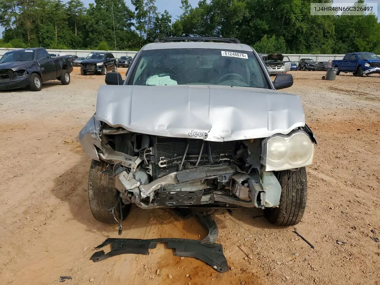 2006 Jeep Grand Cherokee Laredo VIN: 1J4HR48N66C326497 Lot: 61248876