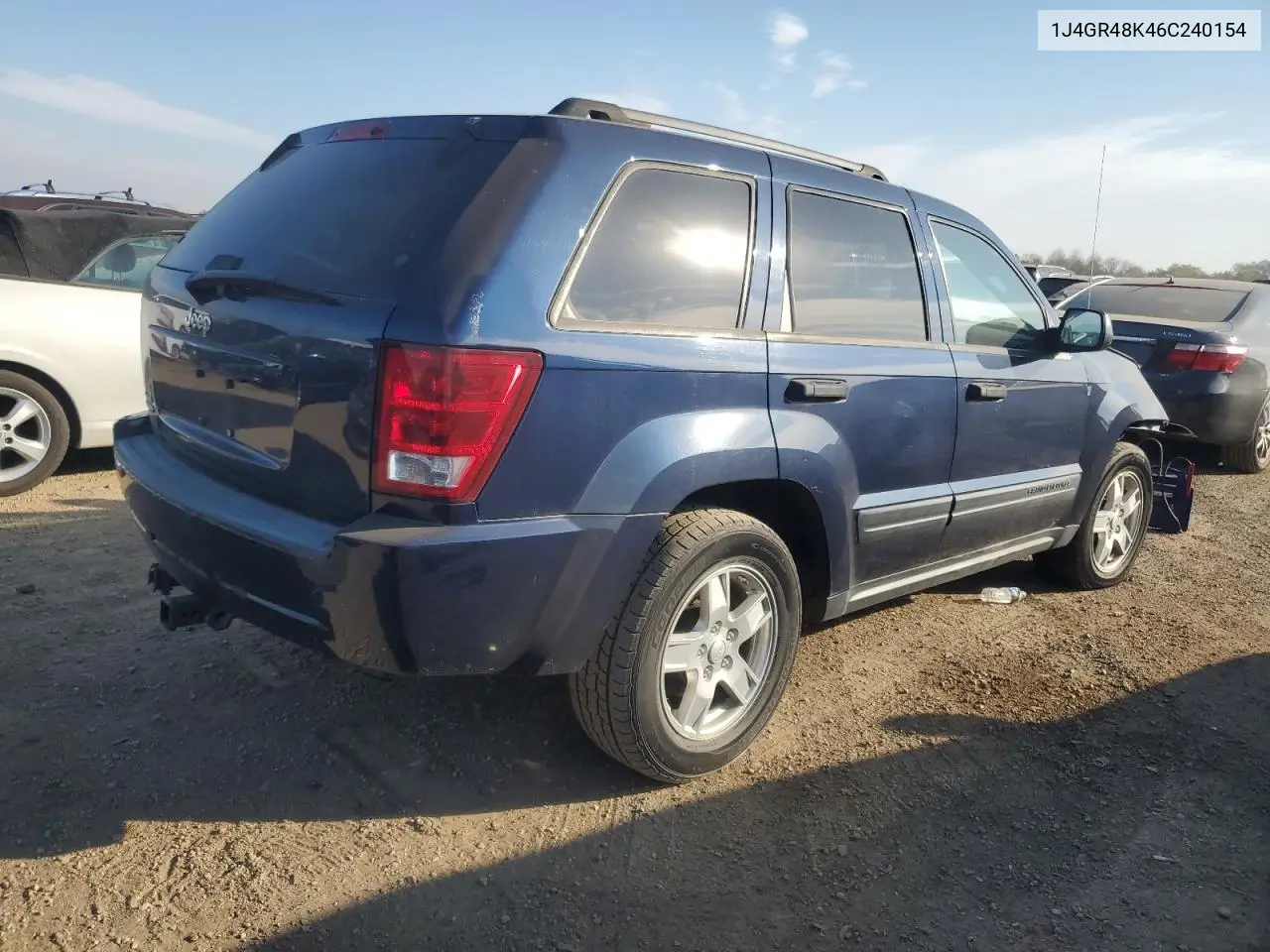 1J4GR48K46C240154 2006 Jeep Grand Cherokee Laredo