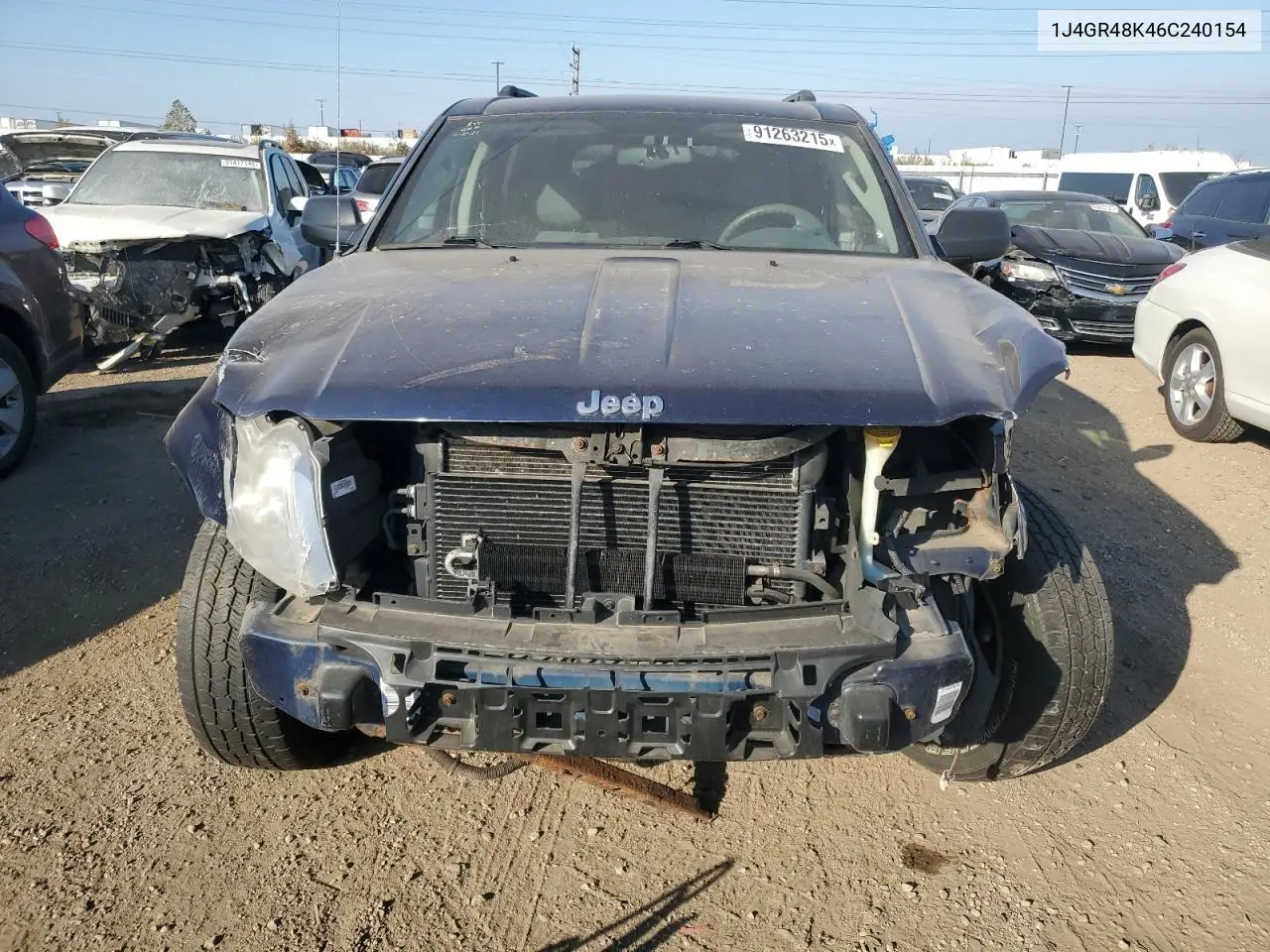 1J4GR48K46C240154 2006 Jeep Grand Cherokee Laredo