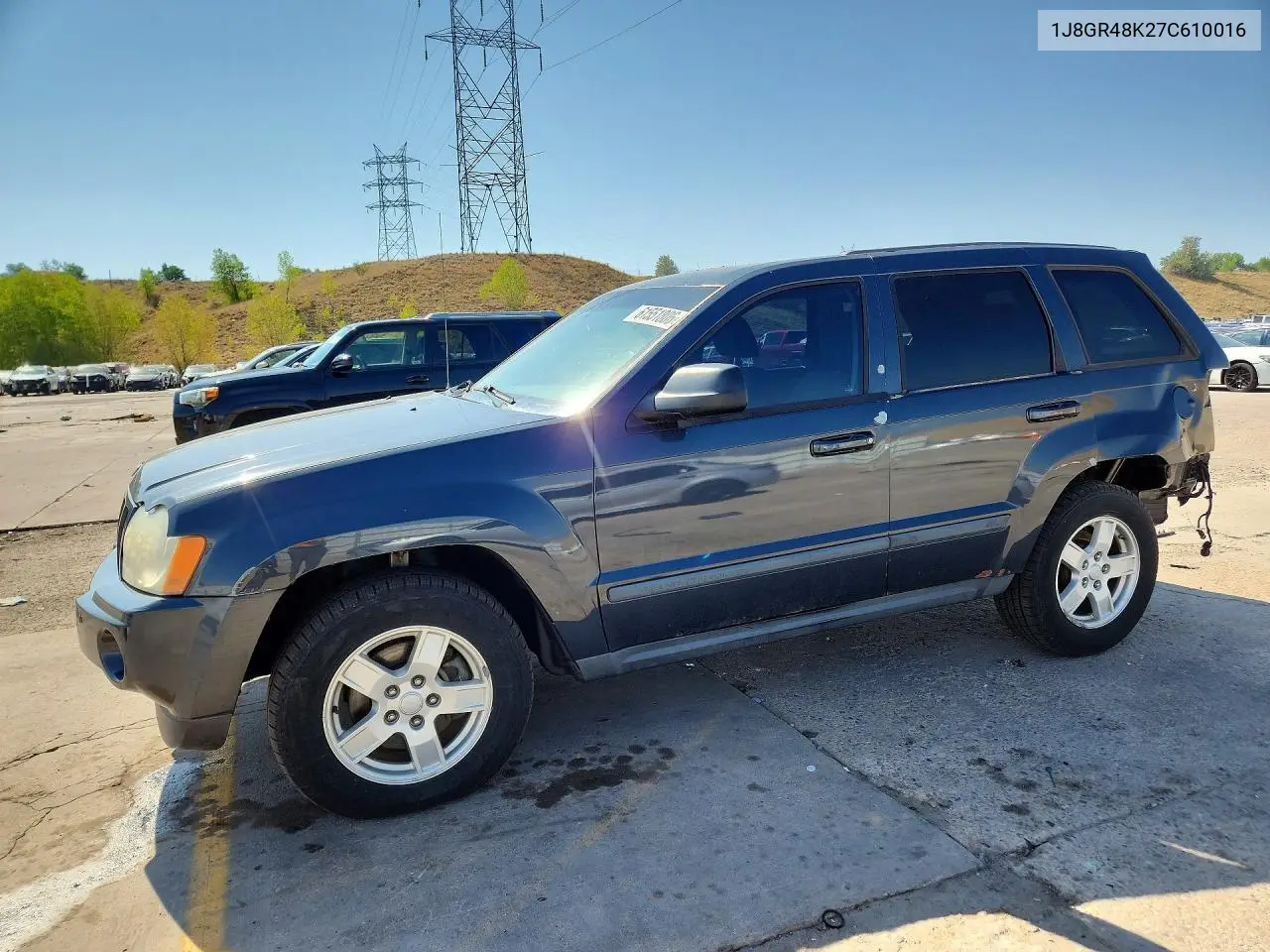 2007 Jeep Grand Cherokee Laredo VIN: 1J8GR48K27C610016 Lot: 61551806