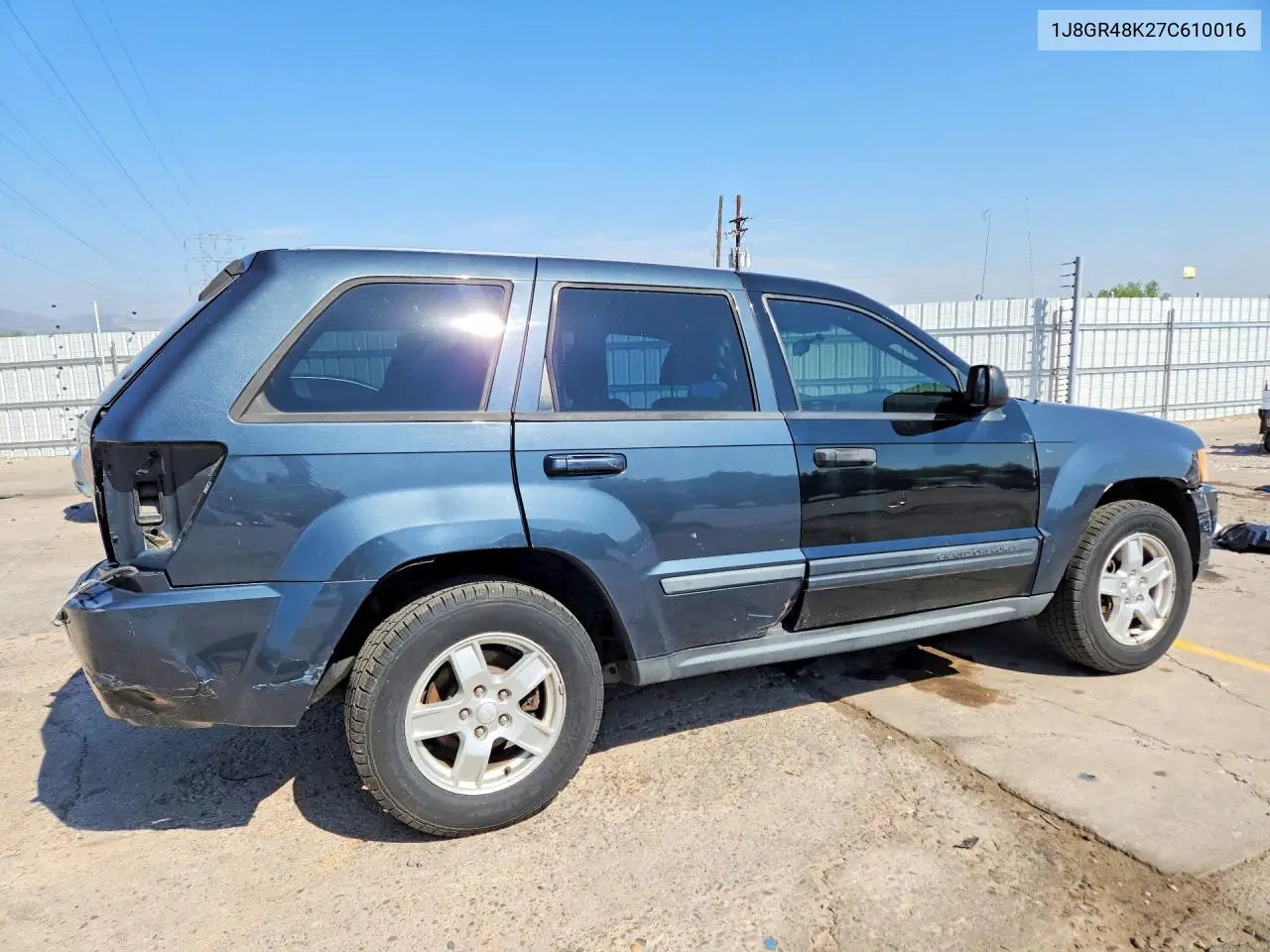 2007 Jeep Grand Cherokee Laredo VIN: 1J8GR48K27C610016 Lot: 61551806