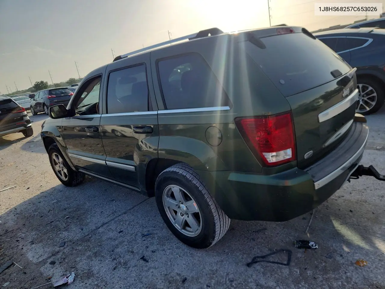 2007 Jeep Grand Cherokee Overland VIN: 1J8HS68257C653026 Lot: 61698136