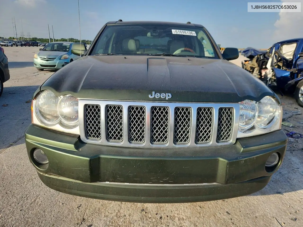 2007 Jeep Grand Cherokee Overland VIN: 1J8HS68257C653026 Lot: 61698136