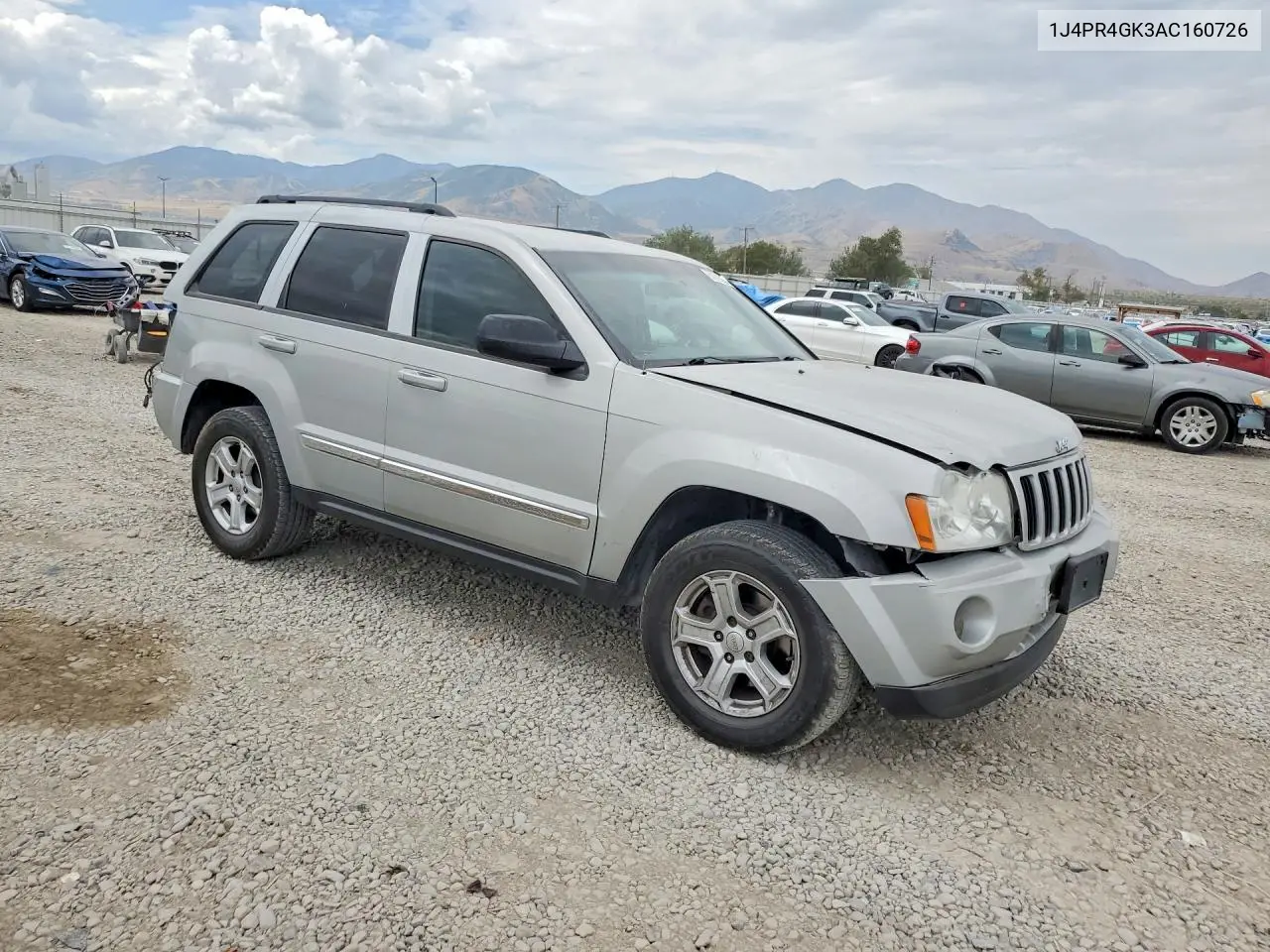 2010 Jeep Grand Cherokee Laredo VIN: 1J4PR4GK3AC160726 Lot: 61970396