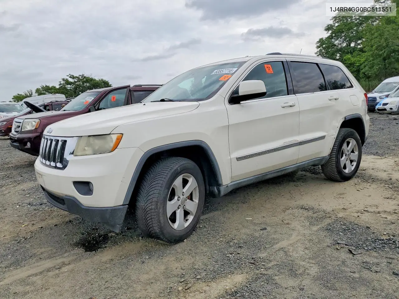 2011 Jeep Grand Cherokee Laredo VIN: 1J4RR4GG0BC511551 Lot: 60857716