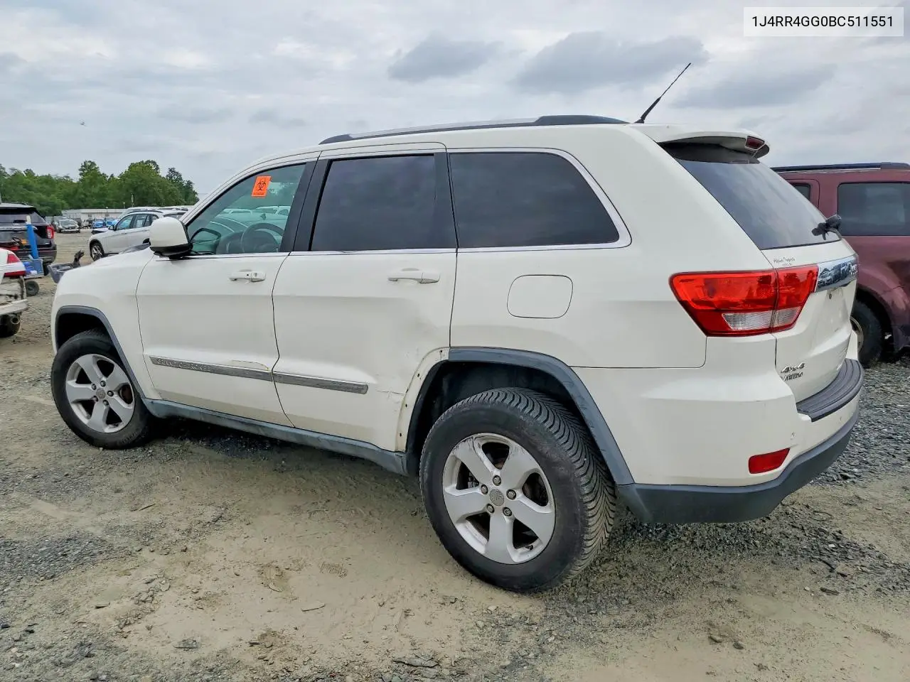 2011 Jeep Grand Cherokee Laredo VIN: 1J4RR4GG0BC511551 Lot: 60857716