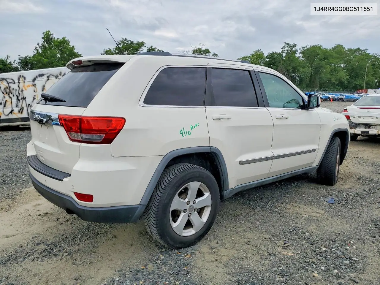 2011 Jeep Grand Cherokee Laredo VIN: 1J4RR4GG0BC511551 Lot: 60857716