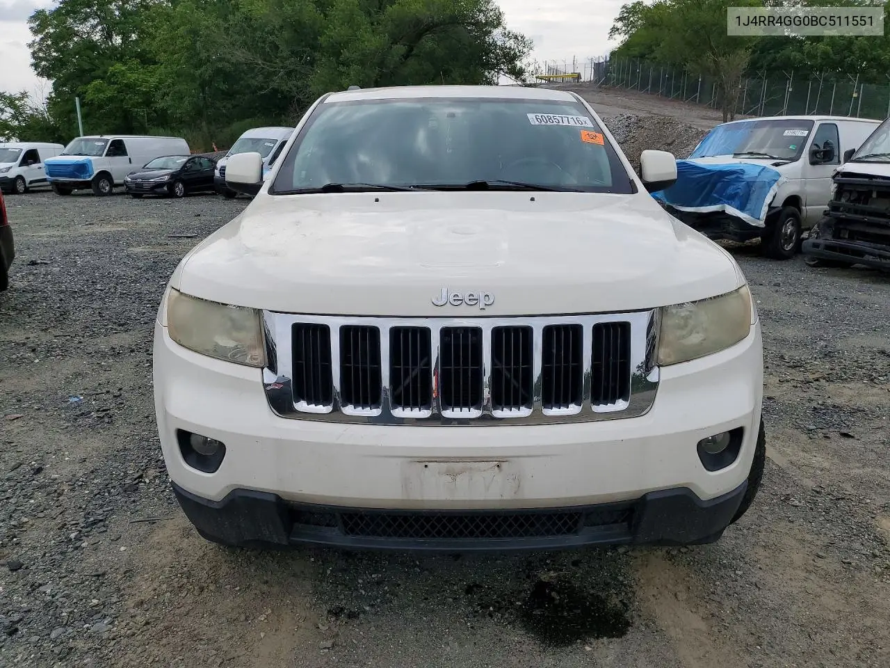 2011 Jeep Grand Cherokee Laredo VIN: 1J4RR4GG0BC511551 Lot: 60857716