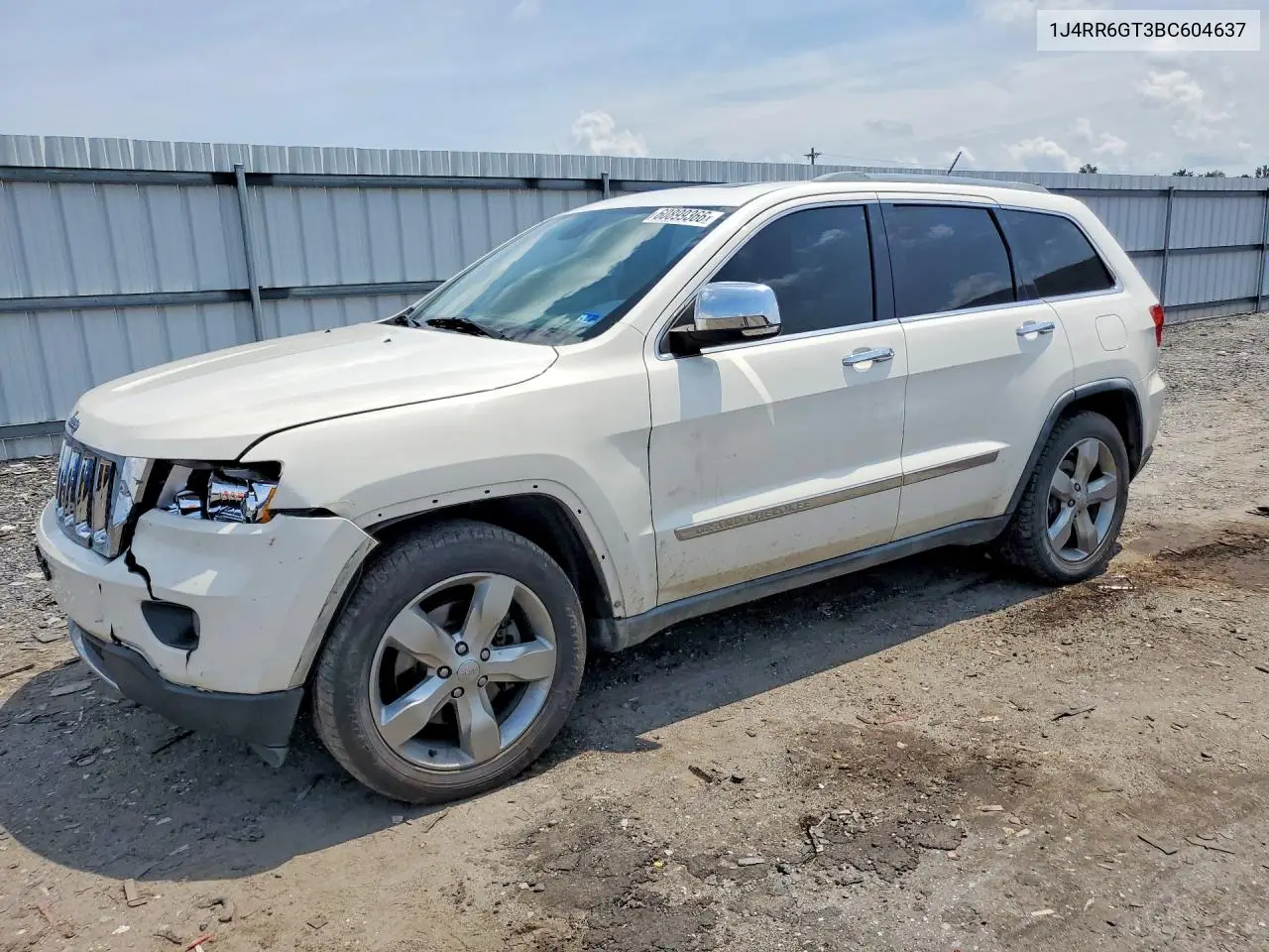 2011 Jeep Grand Cherokee Overland VIN: 1J4RR6GT3BC604637 Lot: 60899366