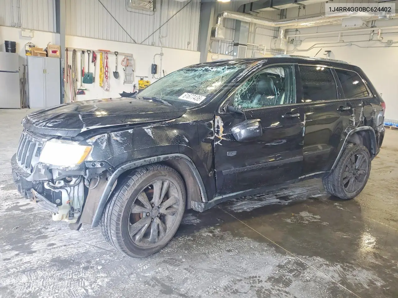 2011 Jeep Grand Cherokee Laredo VIN: 1J4RR4GG0BC624402 Lot: 61677436