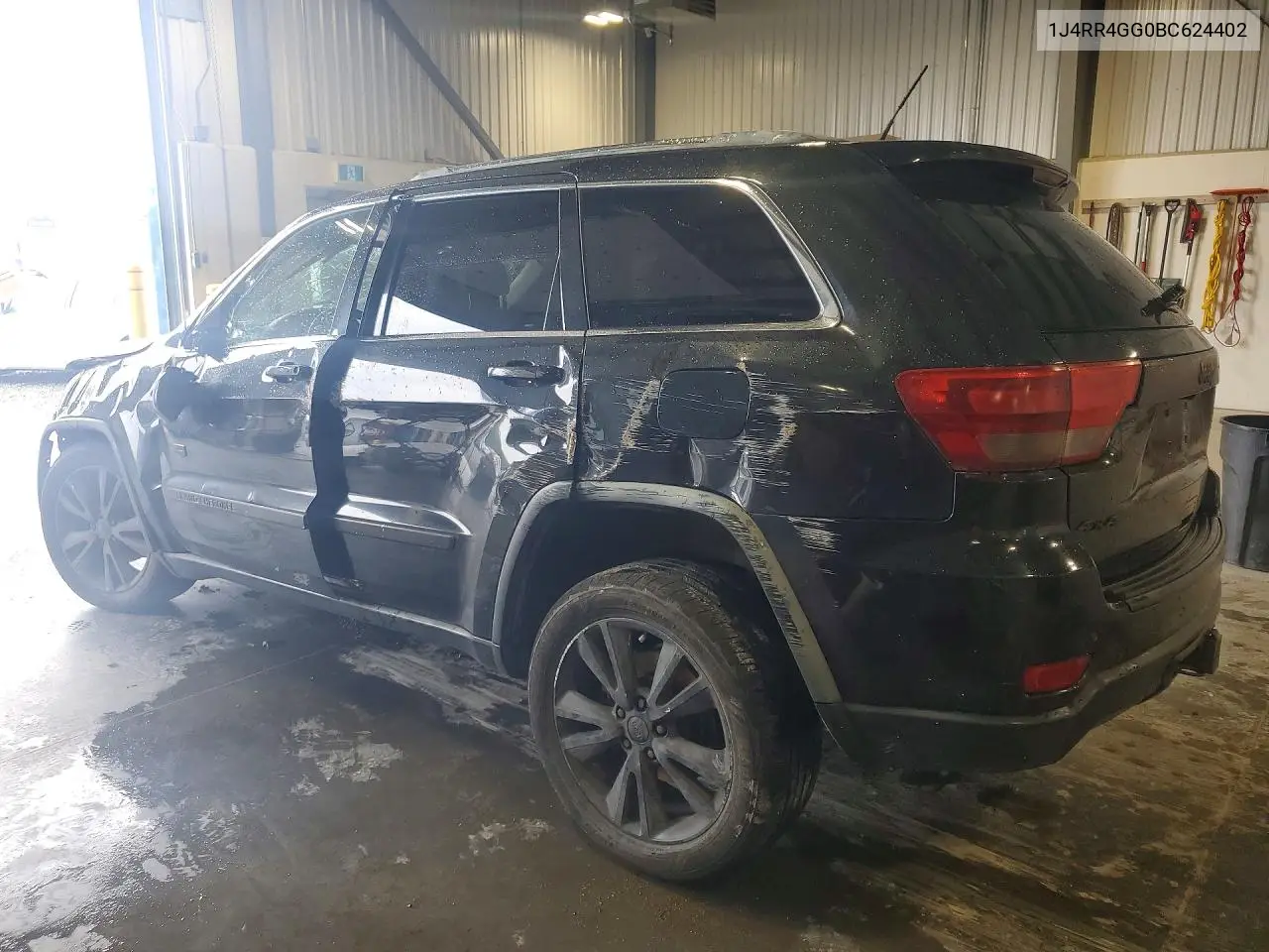 2011 Jeep Grand Cherokee Laredo VIN: 1J4RR4GG0BC624402 Lot: 61677436