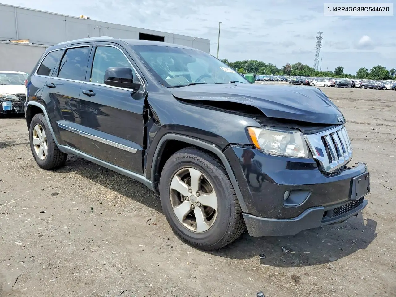 2011 Jeep Grand Cherokee Laredo VIN: 1J4RR4GG8BC544670 Lot: 61975966