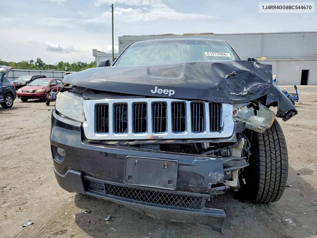2011 Jeep Grand Cherokee Laredo VIN: 1J4RR4GG8BC544670 Lot: 61975966