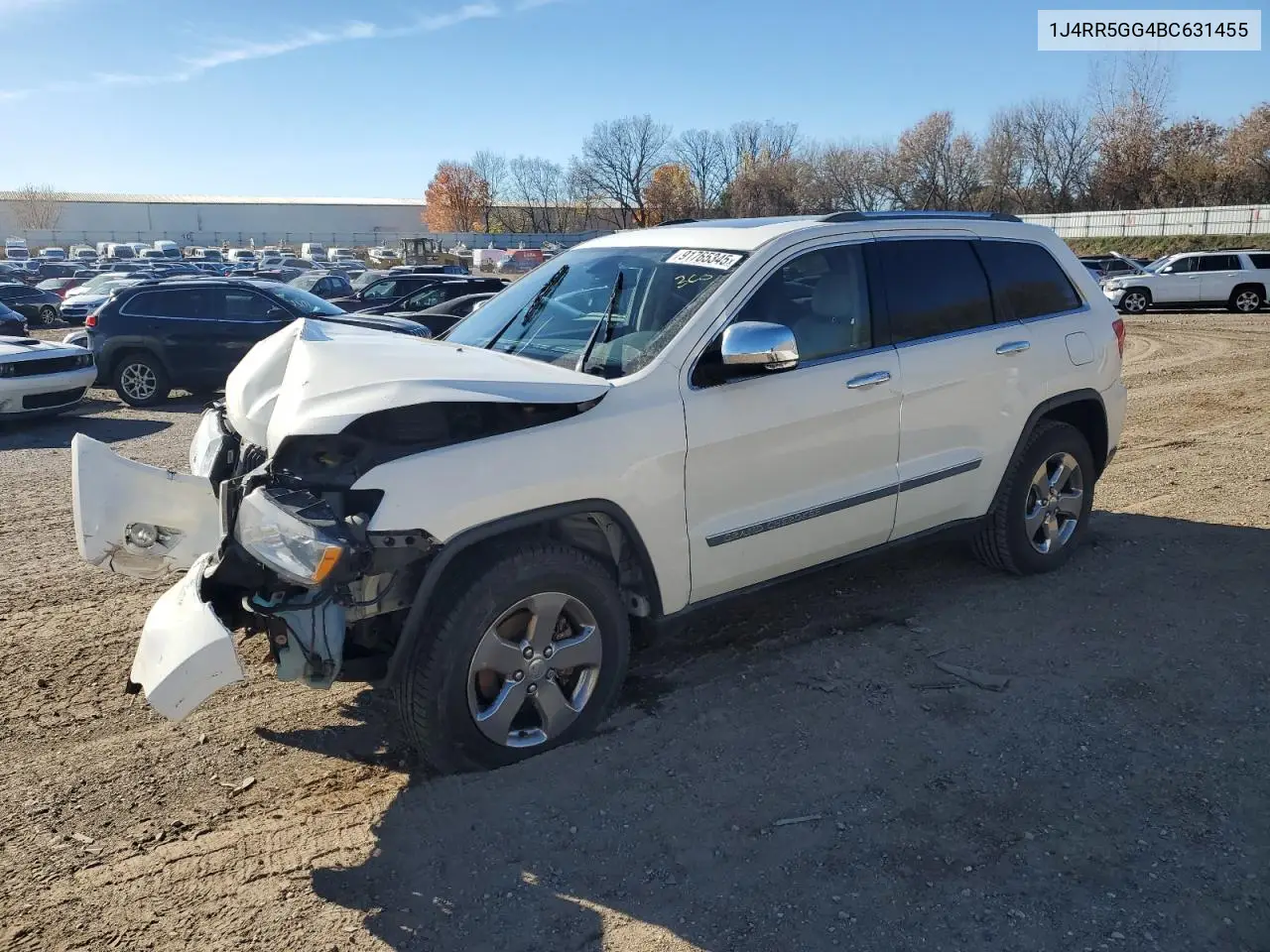 1J4RR5GG4BC631455 2011 Jeep Grand Cherokee Limited