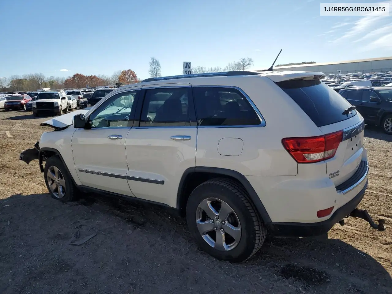 1J4RR5GG4BC631455 2011 Jeep Grand Cherokee Limited