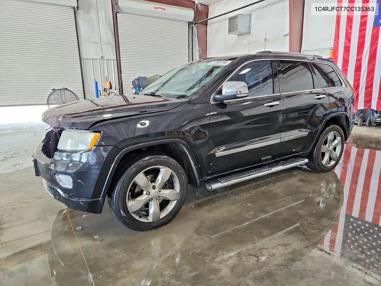 2012 Jeep Grand Cherokee Overland VIN: 1C4RJFCT7CC135363 Lot: 61369786