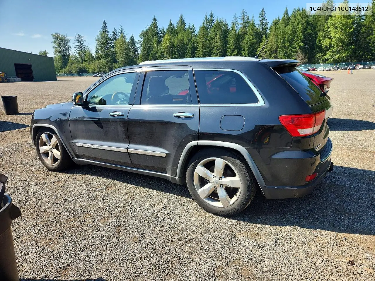 2012 Jeep Grand Cherokee Overland VIN: 1C4RJFCT1CC148612 Lot: 61807636