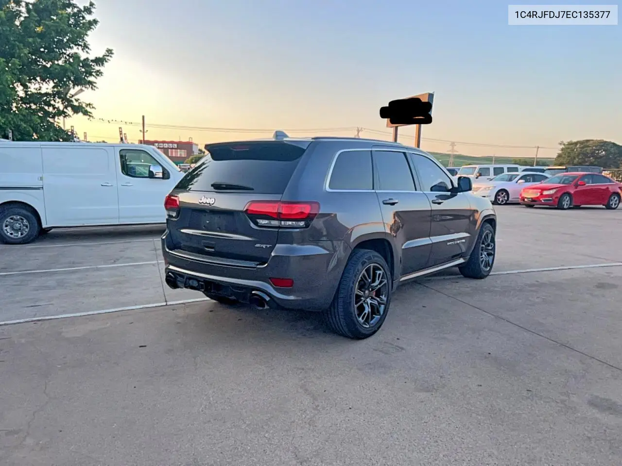 1C4RJFDJ7EC135377 2014 Jeep Grand Cherokee Srt-8