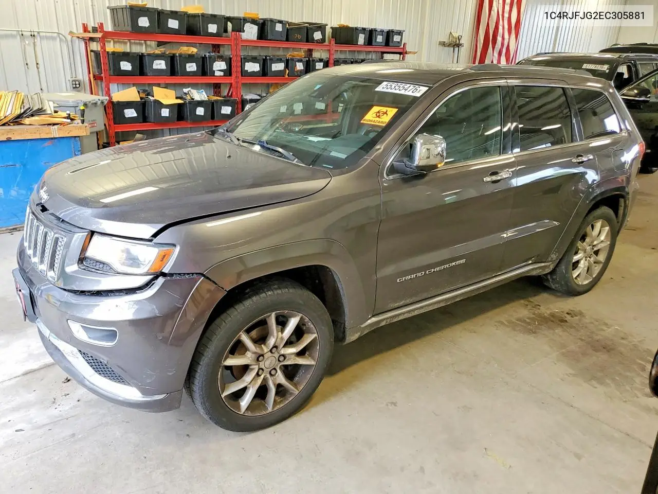 2014 Jeep Grand Cherokee Summit VIN: 1C4RJFJG2EC305881 Lot: 55355476