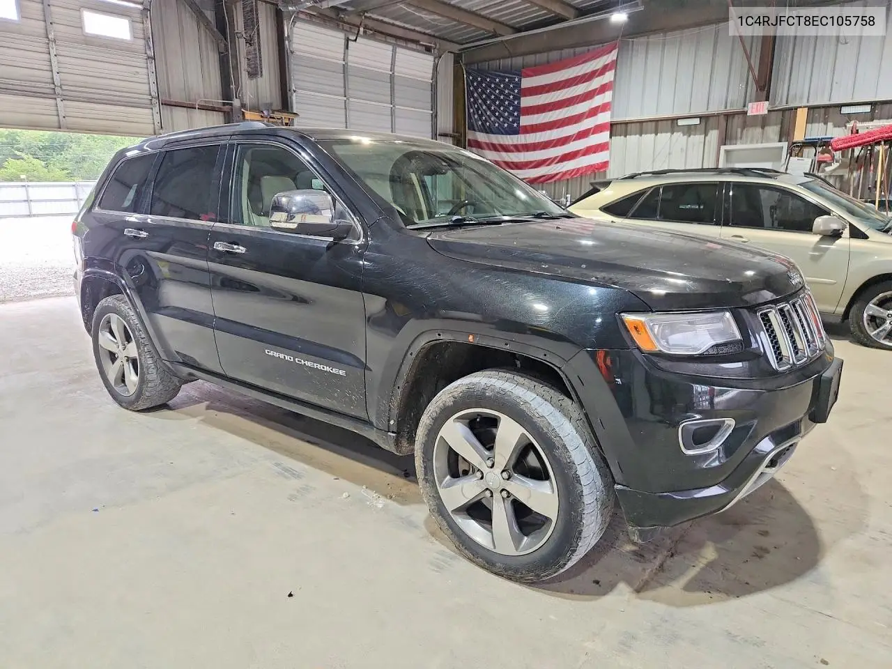 1C4RJFCT8EC105758 2014 Jeep Grand Cherokee Overland