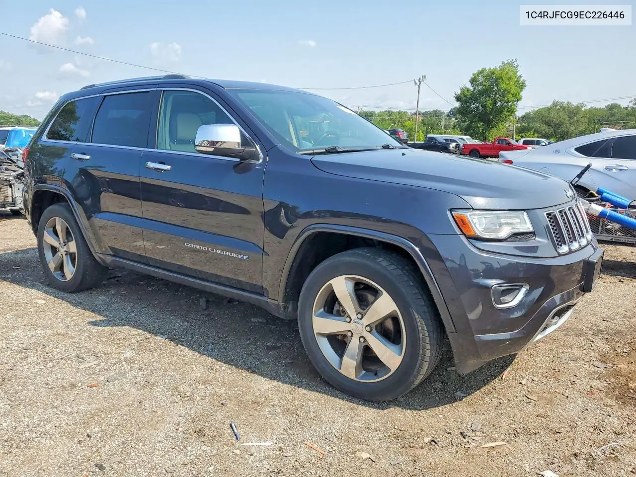 2014 Jeep Grand Cherokee Overland VIN: 1C4RJFCG9EC226446 Lot: 61147716