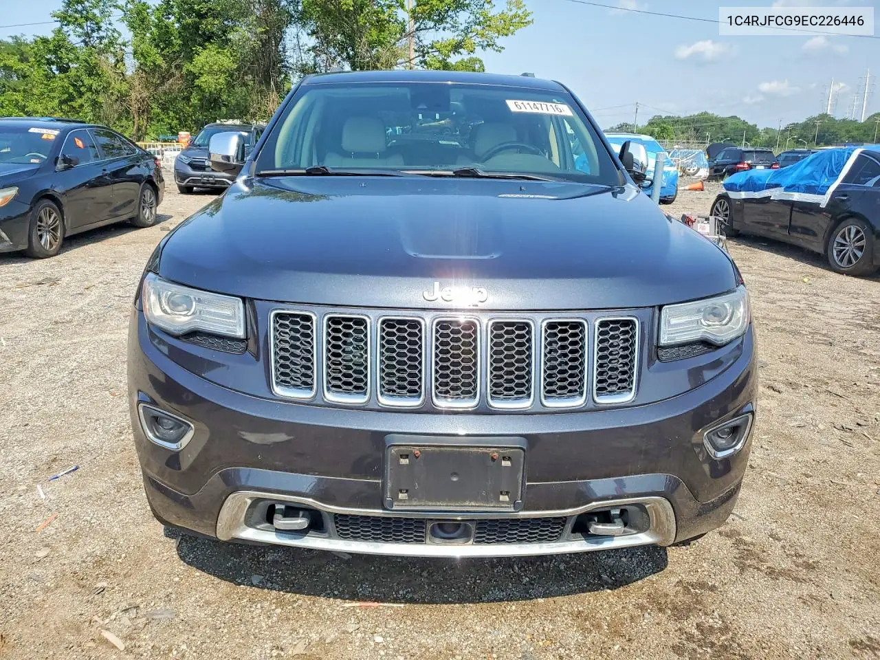 2014 Jeep Grand Cherokee Overland VIN: 1C4RJFCG9EC226446 Lot: 61147716
