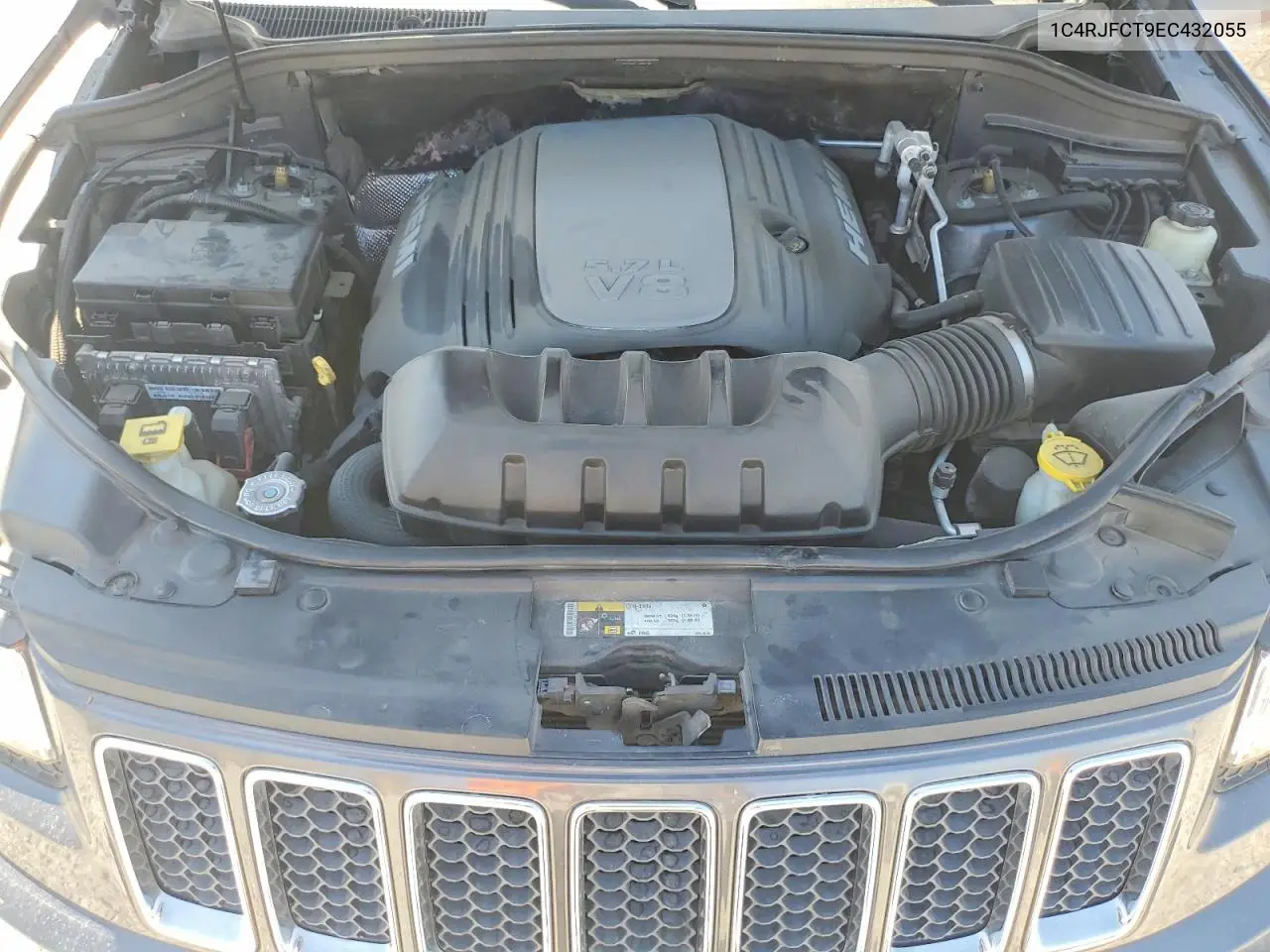 2014 Jeep Grand Cherokee Overland VIN: 1C4RJFCT9EC432055 Lot: 61428356