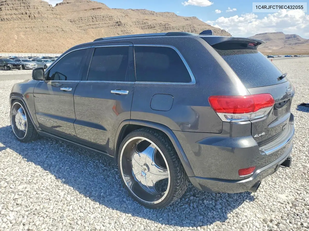 2014 Jeep Grand Cherokee Overland VIN: 1C4RJFCT9EC432055 Lot: 61428356