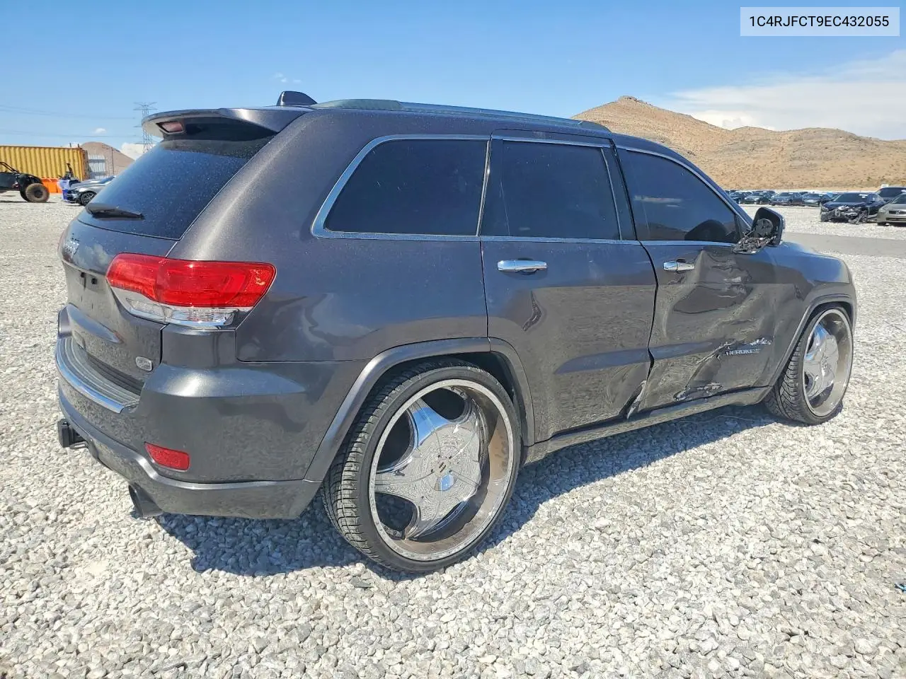 2014 Jeep Grand Cherokee Overland VIN: 1C4RJFCT9EC432055 Lot: 61428356