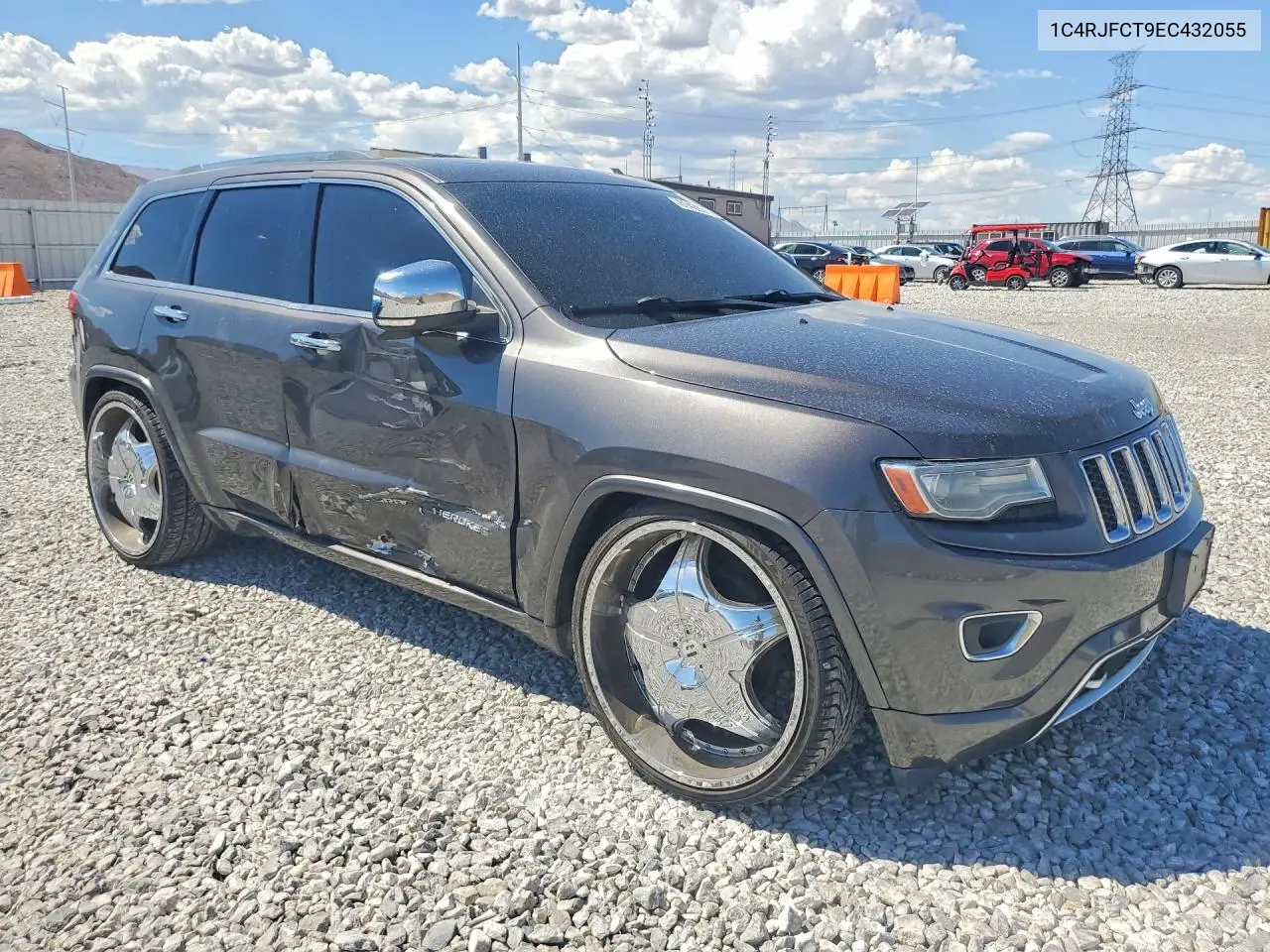 2014 Jeep Grand Cherokee Overland VIN: 1C4RJFCT9EC432055 Lot: 61428356