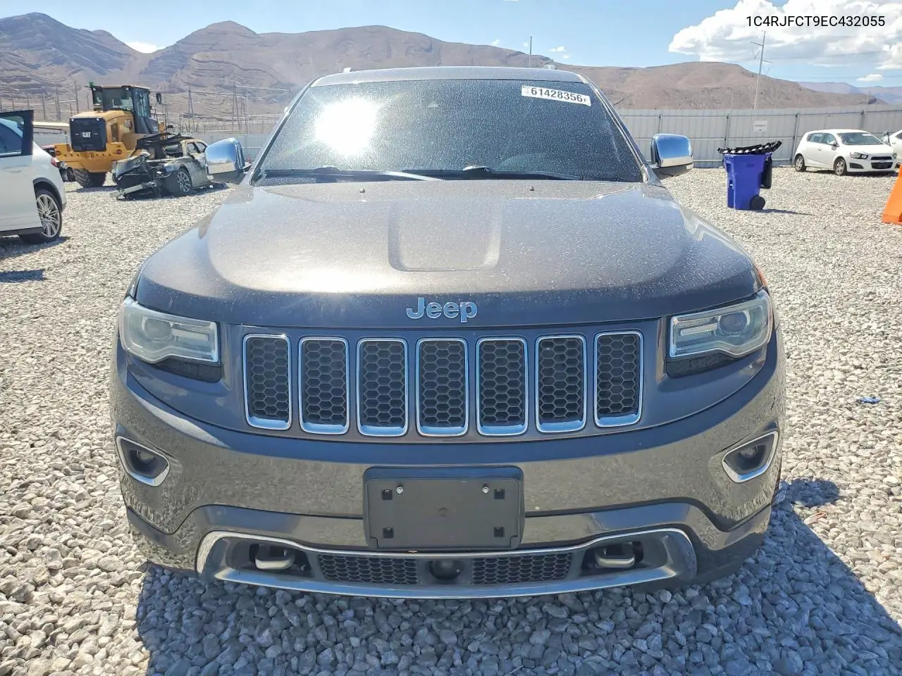 2014 Jeep Grand Cherokee Overland VIN: 1C4RJFCT9EC432055 Lot: 61428356