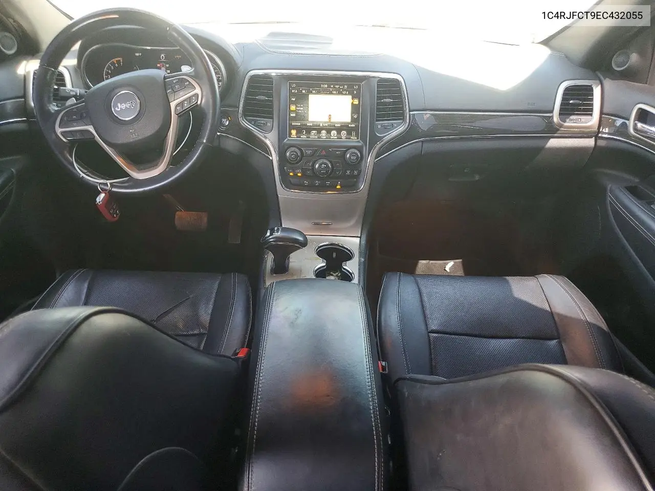 2014 Jeep Grand Cherokee Overland VIN: 1C4RJFCT9EC432055 Lot: 61428356