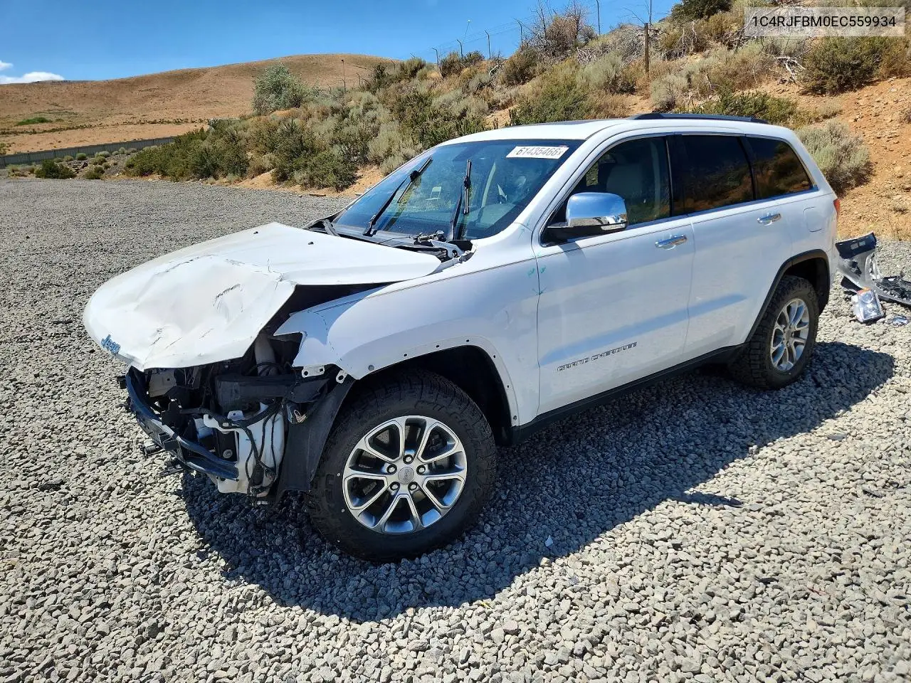 2014 Jeep Grand Cherokee Limited VIN: 1C4RJFBM0EC559934 Lot: 61435466
