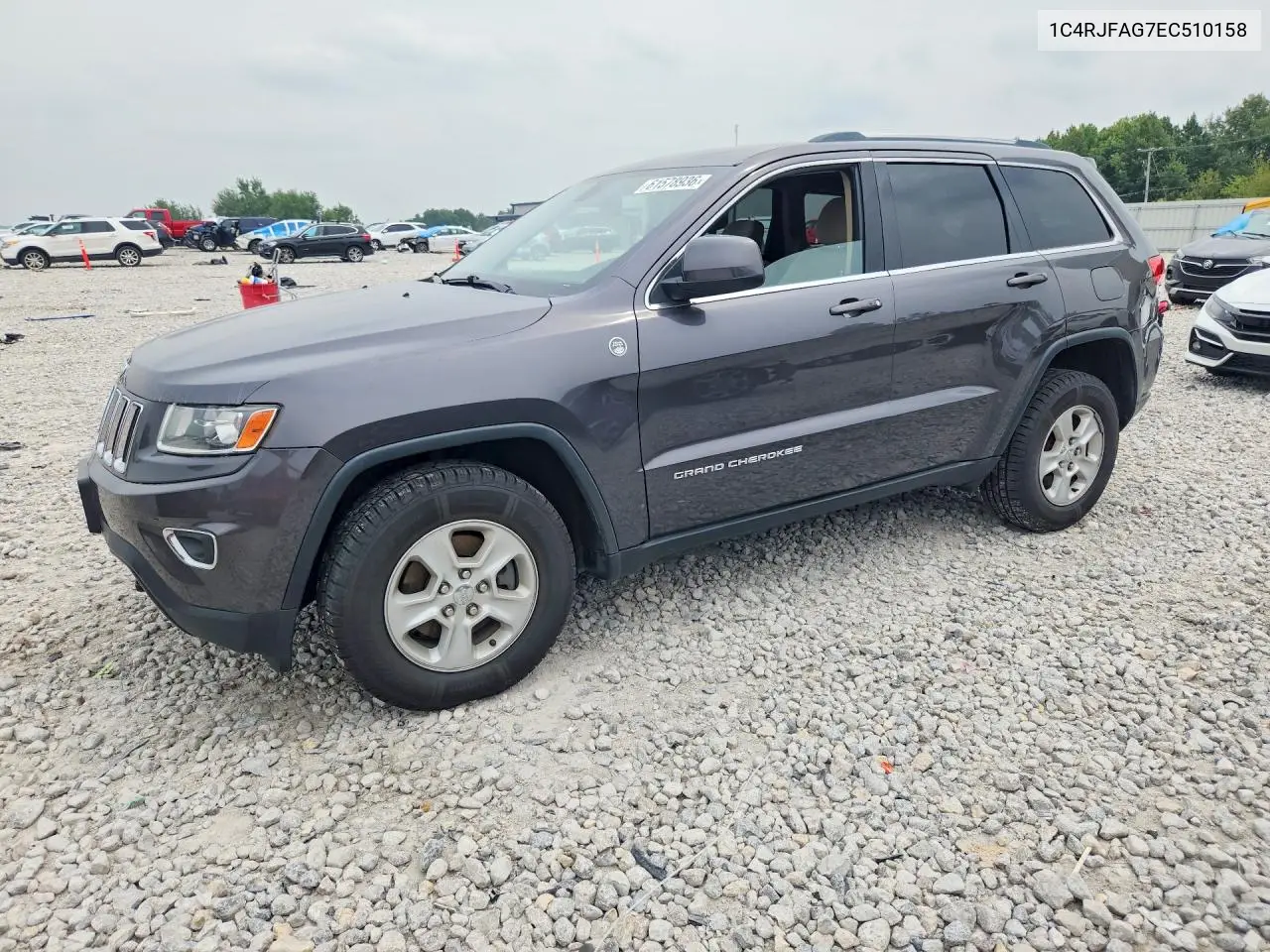 2014 Jeep Grand Cherokee Laredo VIN: 1C4RJFAG7EC510158 Lot: 61578936