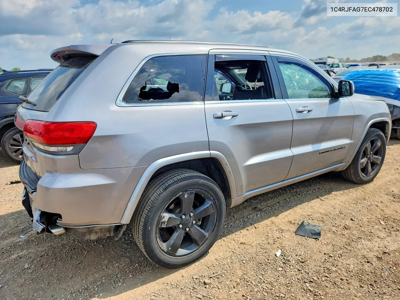 2014 Jeep Grand Cherokee Laredo VIN: 1C4RJFAG7EC478702 Lot: 62054496