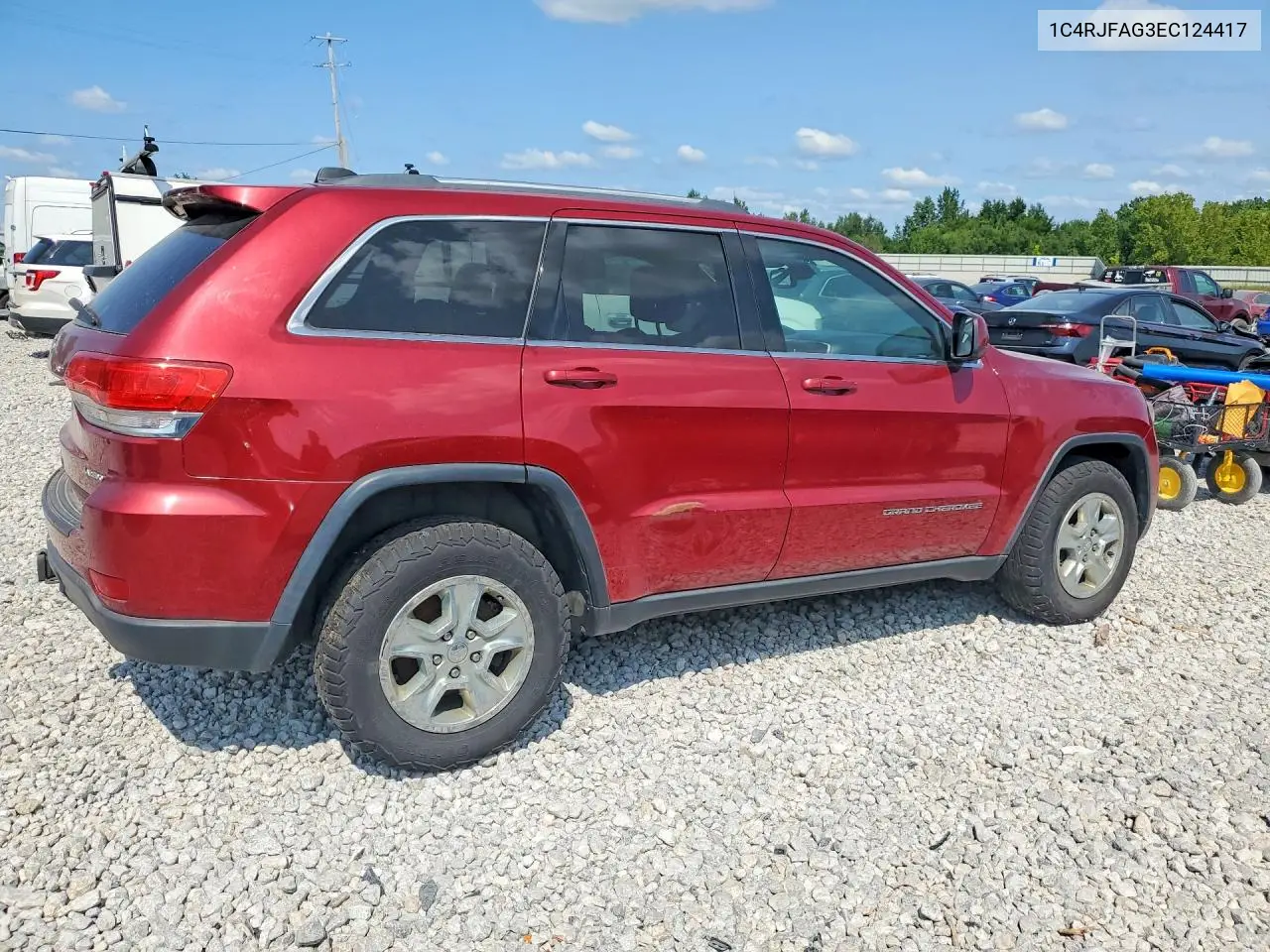 2014 Jeep Grand Cherokee Laredo VIN: 1C4RJFAG3EC124417 Lot: 62199656
