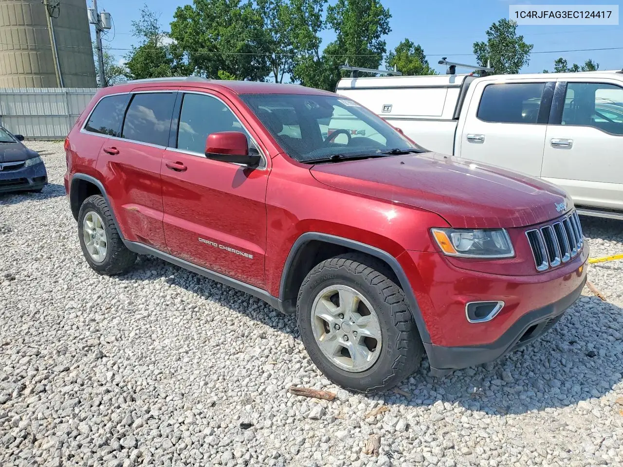 2014 Jeep Grand Cherokee Laredo VIN: 1C4RJFAG3EC124417 Lot: 62199656