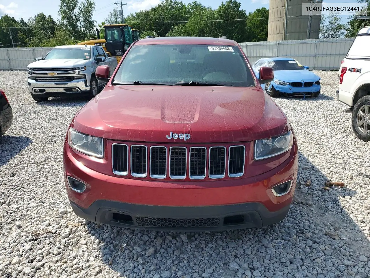 2014 Jeep Grand Cherokee Laredo VIN: 1C4RJFAG3EC124417 Lot: 62199656