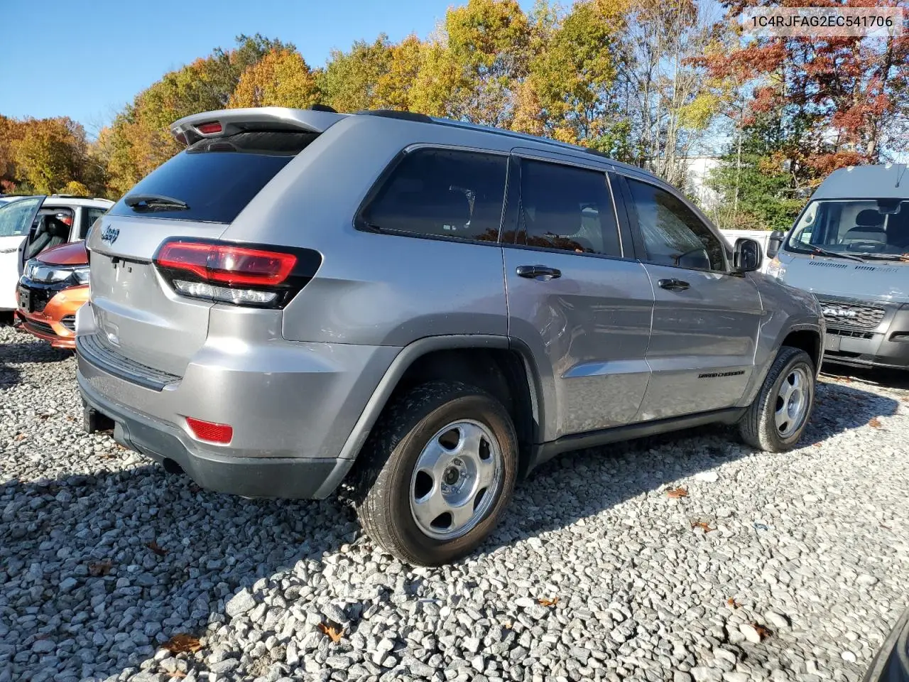 1C4RJFAG2EC541706 2014 Jeep Grand Cherokee Laredo