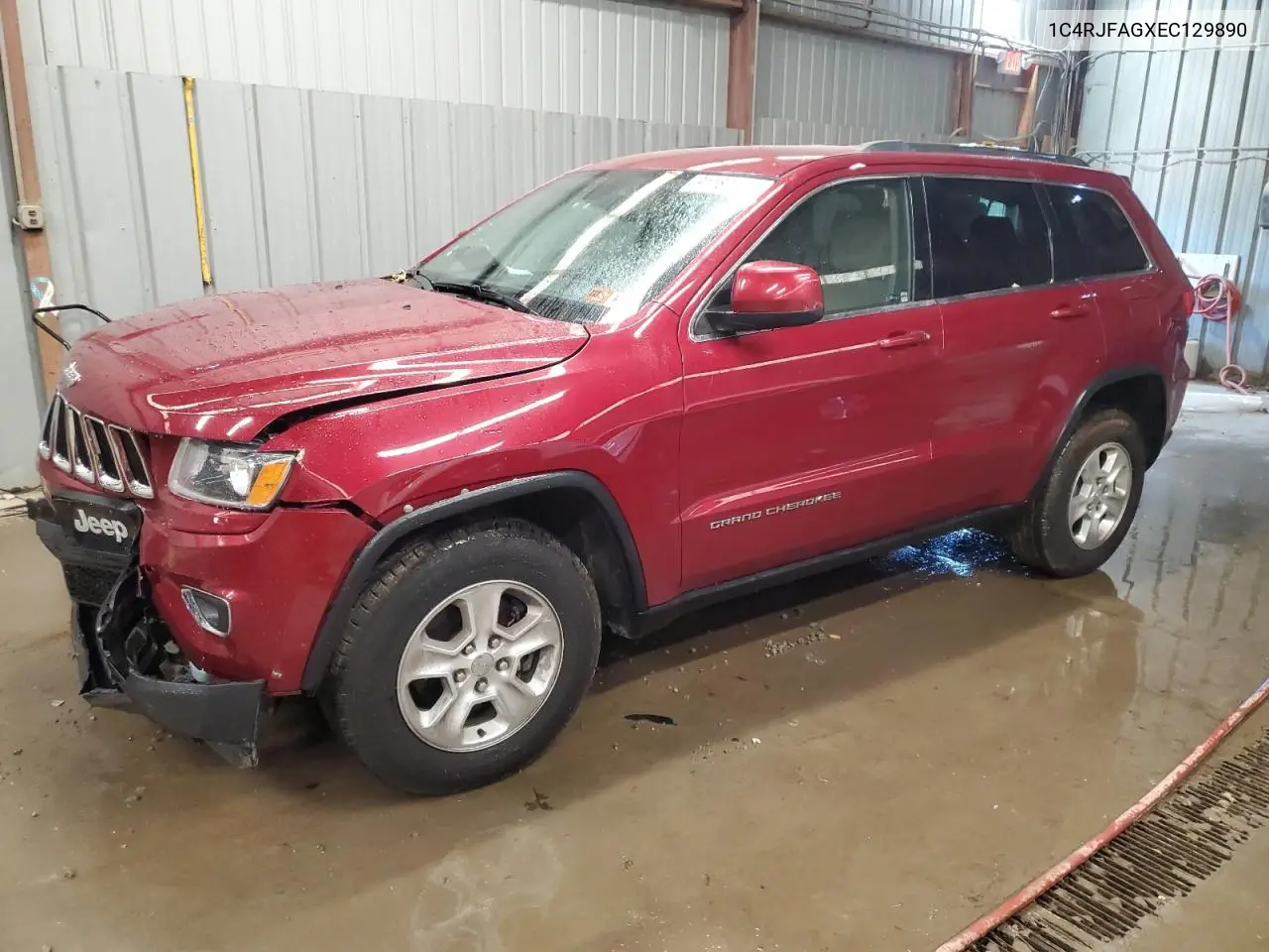 1C4RJFAGXEC129890 2014 Jeep Grand Cherokee Laredo