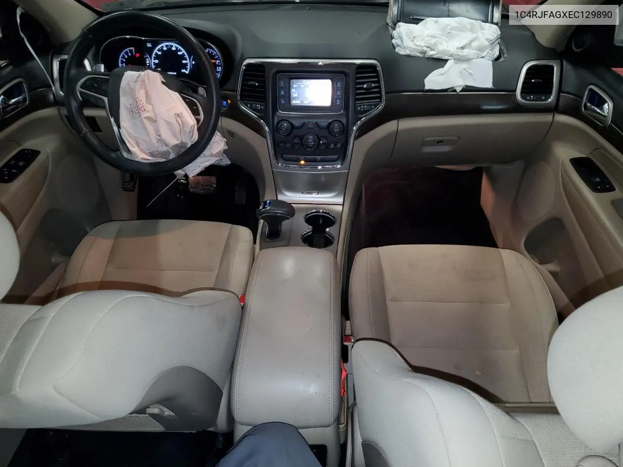 1C4RJFAGXEC129890 2014 Jeep Grand Cherokee Laredo