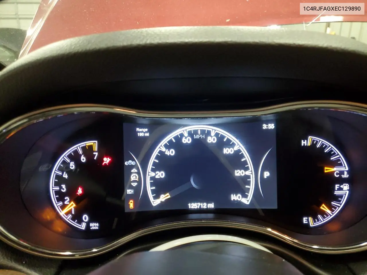 1C4RJFAGXEC129890 2014 Jeep Grand Cherokee Laredo